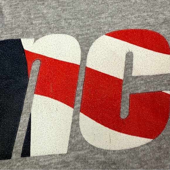 Prince Brand Tennis American Flag Logo Men’s Gray t-shirt size L - Picture 7 of 12